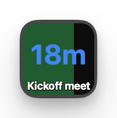 Stream Deck key with a green bar and 18 minutes left