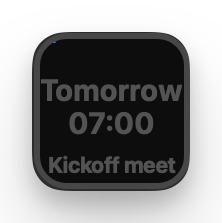 Dimmed Stream Deck key showing a time of day